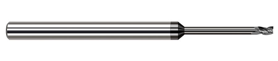 Picture of Harvey Tool 982162-C4 .062 Dia Carbide Stb FL 10x RCH EM, Diamond End Mill Standard Flute Standard Helix Carbide Diamond Single End Square Sharp